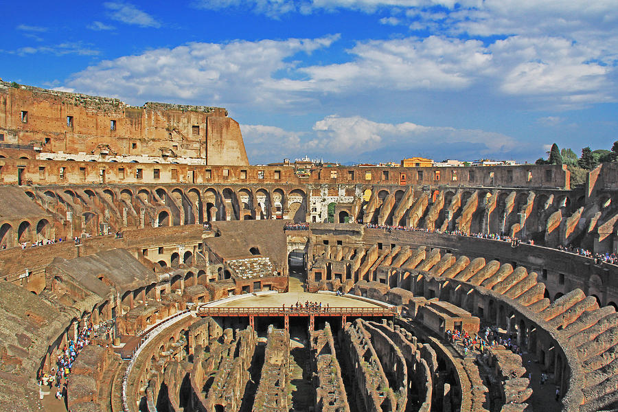 Rome, Italy - The Colosseum #1 Photograph by Richard Krebs
