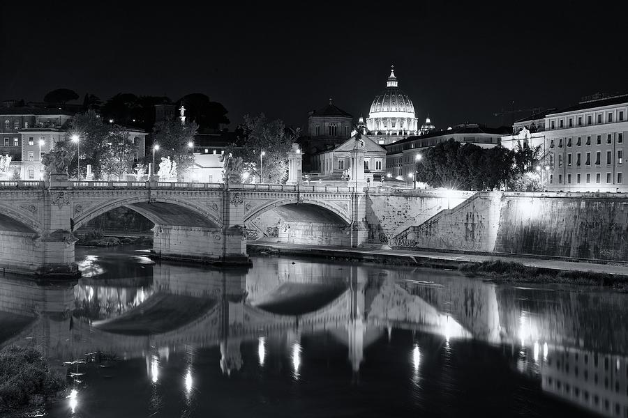 Rome at Night #1 Photograph by Stephen Taylor