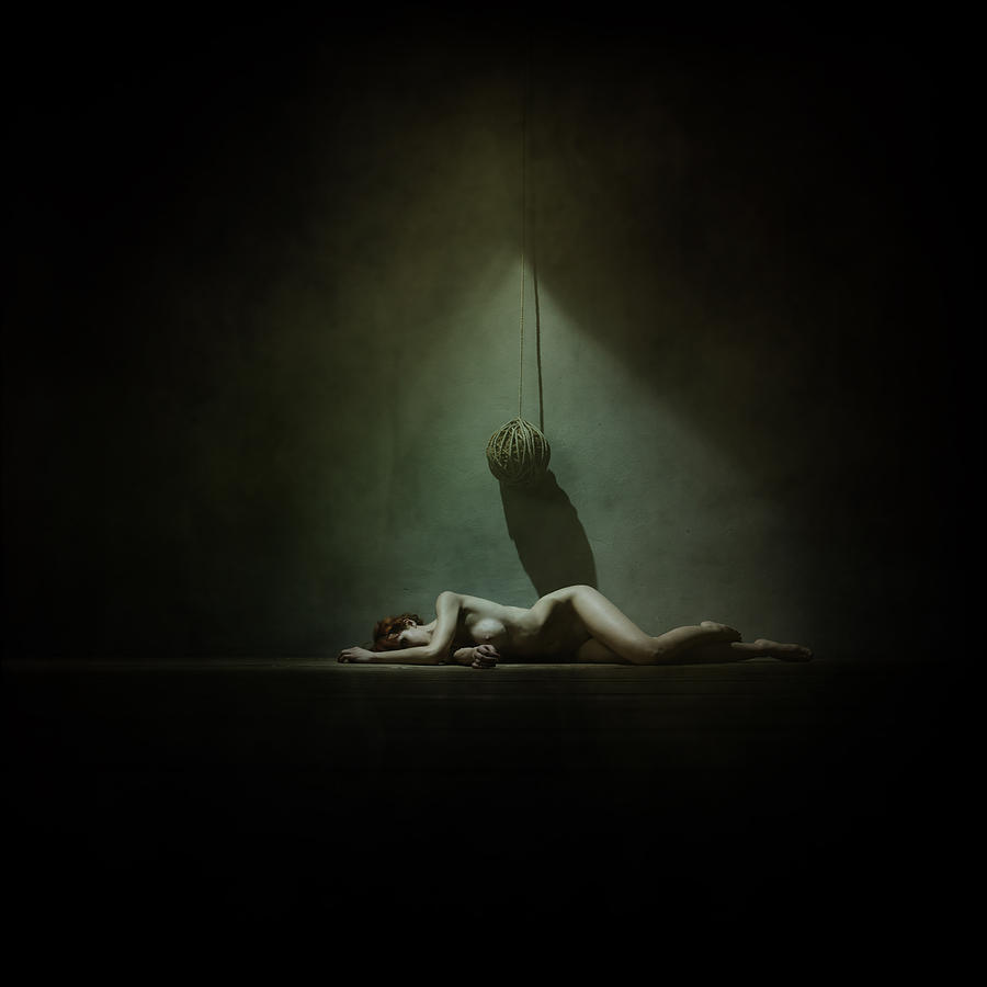 Nude Photograph - Room Of Fear #1 by Yaroslav Vasiliev-apostol