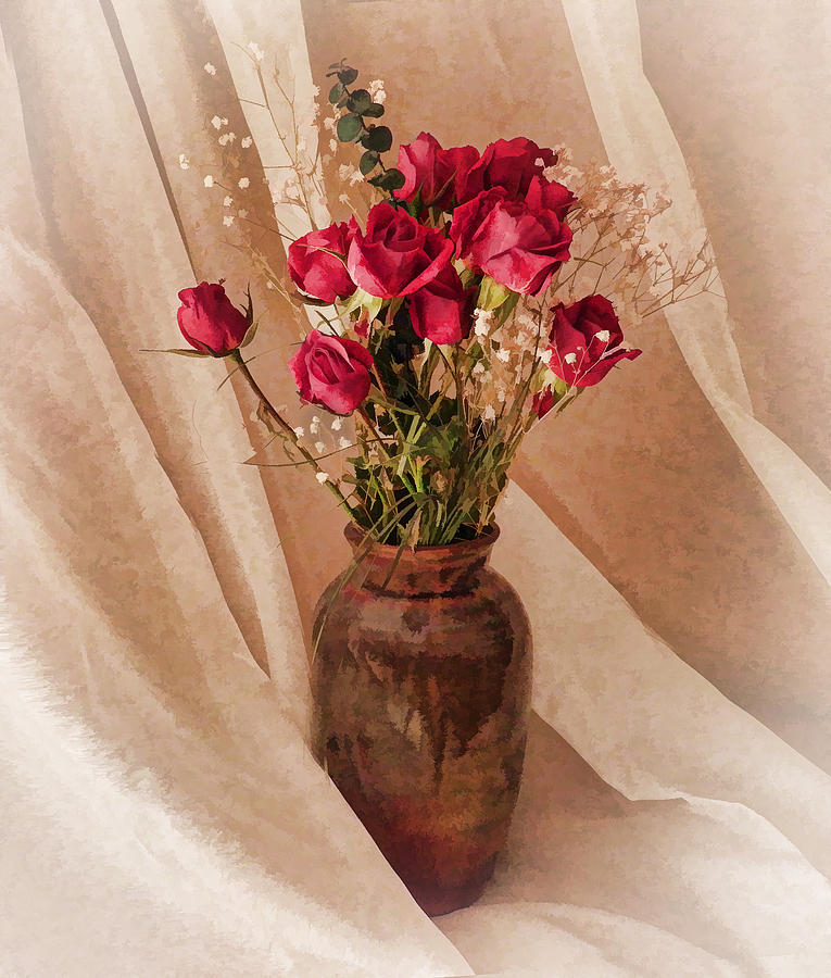 Rose Bouquet Digital Art