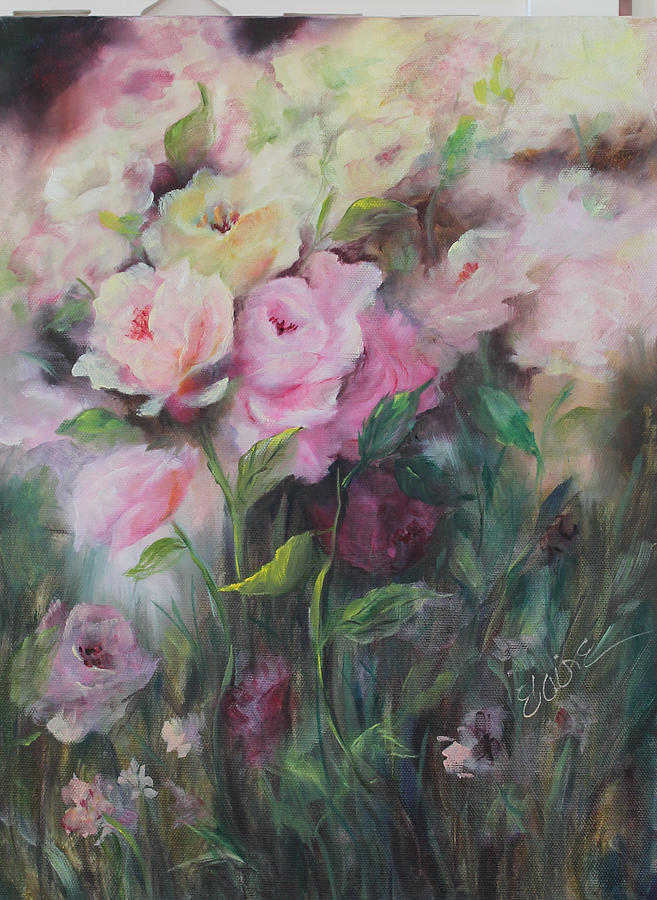 Rose Garden Painting by Elaine Bailey - Fine Art America