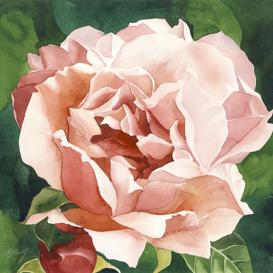 Pink Rose Painting - Rose In Pink #2 by Alfred Ng