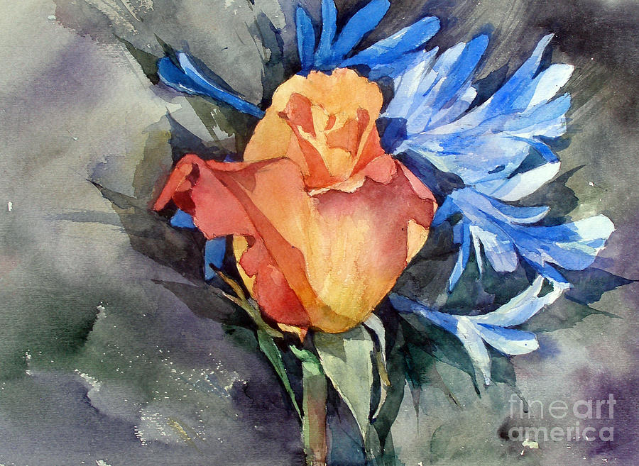 Rose #1 Painting by Natalia Eremeyeva Duarte