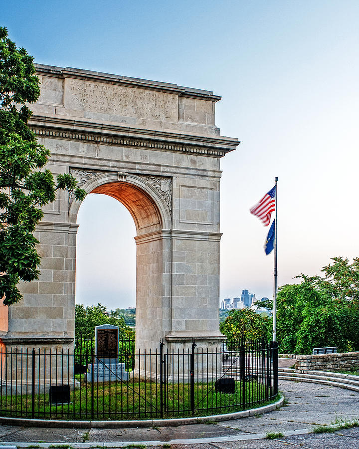 Rosedale World War I Memorial Arch #1 Photograph by Kevin Anderson Rosedale World War I Memorial Arch #1 Photograph by Kevin Anderson