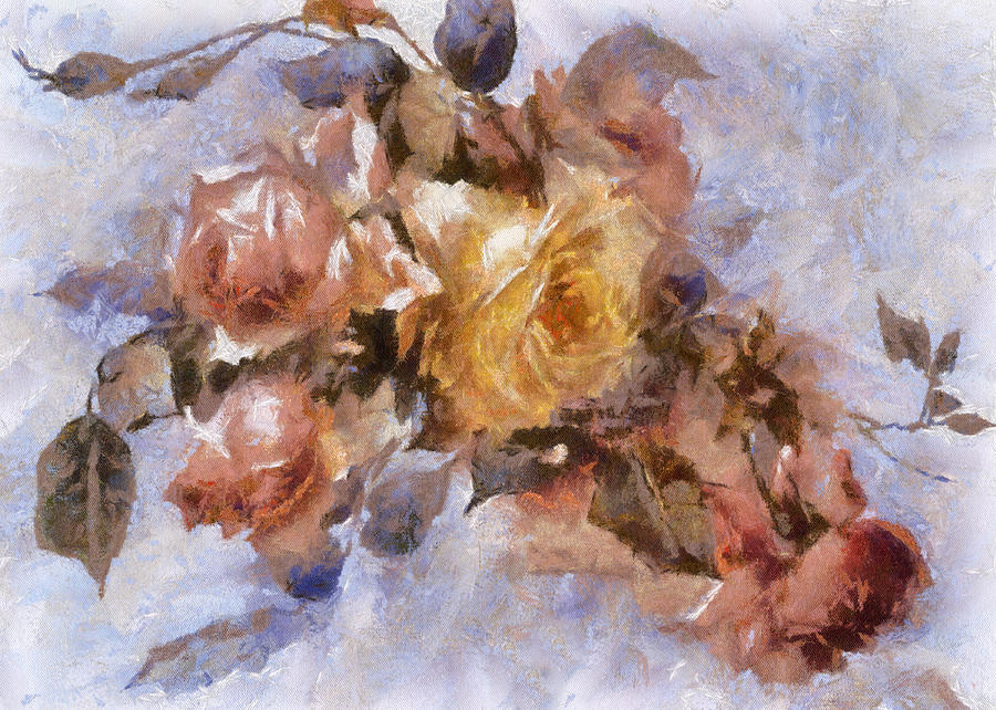 Roses #1 Digital Art by Charmaine Zoe
