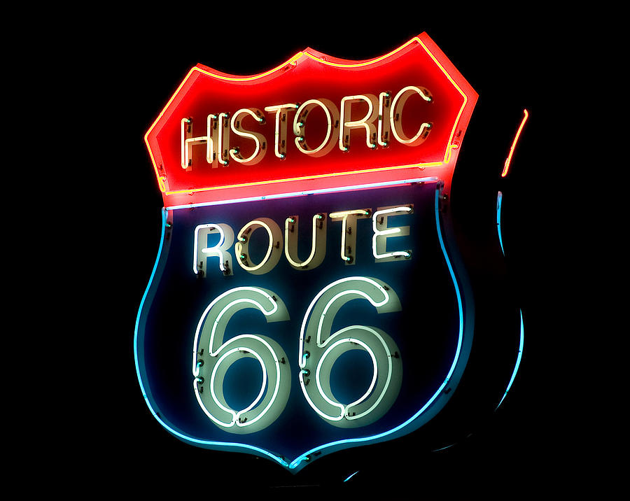 Route 66 #1 Photograph by Theodore Clutter
