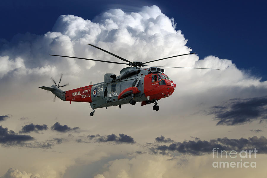 Royal Navy Rescue #1 Digital Art by Airpower Art