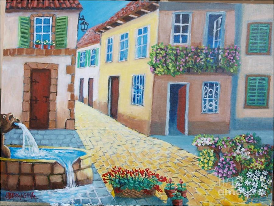 Rue de Provence #2 Painting by Jean Pierre Bergoeing