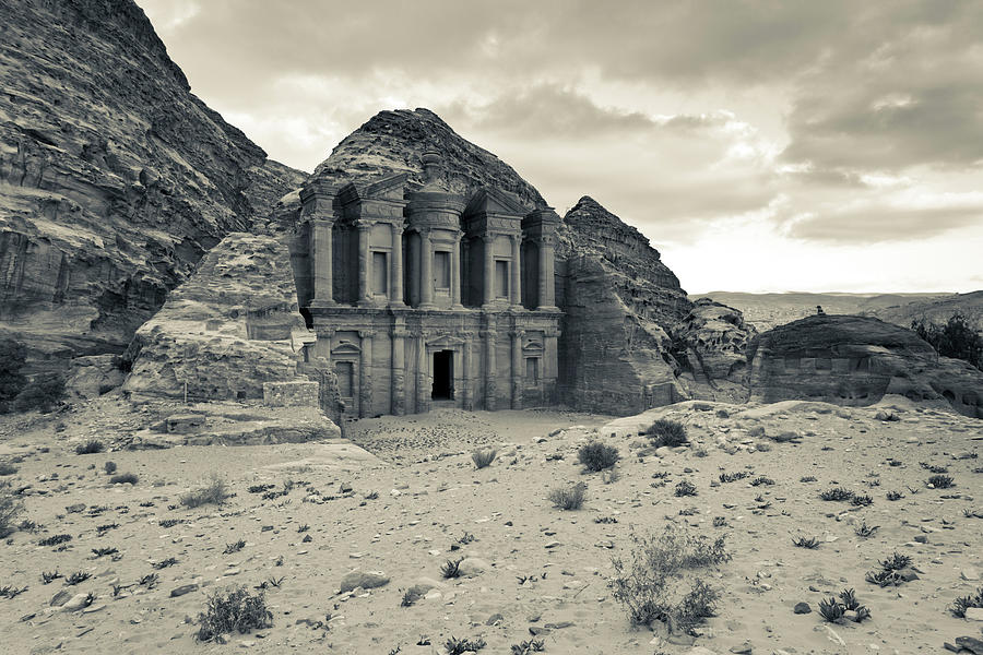 Ruins Of Ad Deir Monastery At Ancient Photograph by Panoramic Images ...