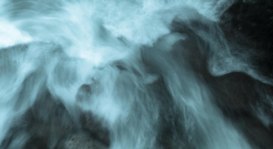 Rushing Water #1 Photograph by Carole Hinding