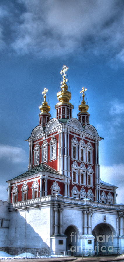 City Pyrography - Russian Church  #1 by Yury Bashkin