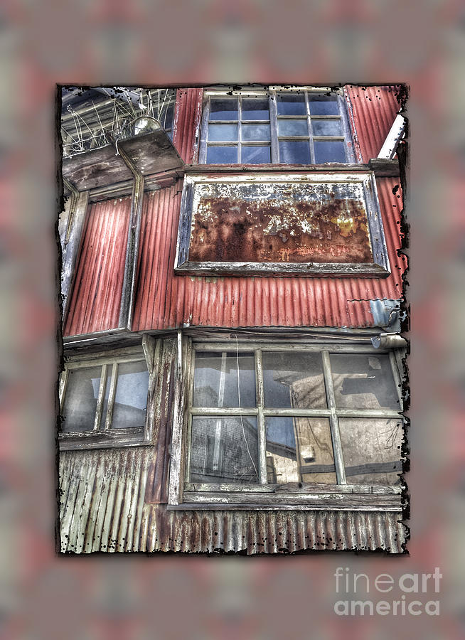 Rusty Grungy Weathered Abandoned Building Exterior #1 Photograph by Beverly Claire Kaiya