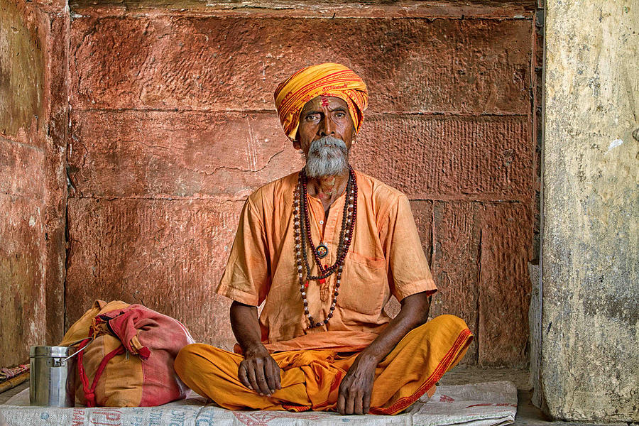 Sadhu Baba Photograph - Sadhu Baba  #1 by Louis Kleynhans