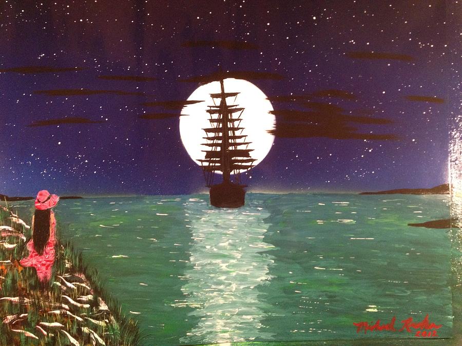 Sail Away #1 Painting by Michael Rucker