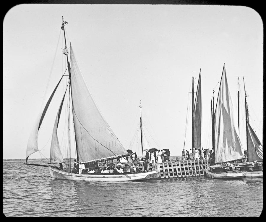Sailboats Atlantic City New Jersey 1902 Photograph