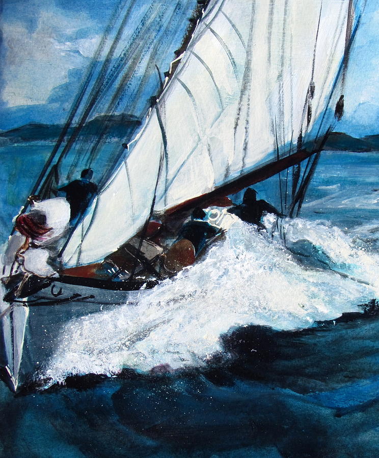 Sailing #2 Painting by Betty Pieper