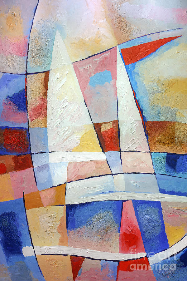 Sailing Joy #2 Painting by Lutz Baar