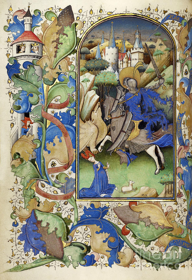 Saint George And The Dragon #1 Photograph by Getty Research Institute
