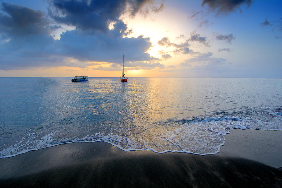 Saint Lucia Sunset #1 Photograph by Brendan Reals