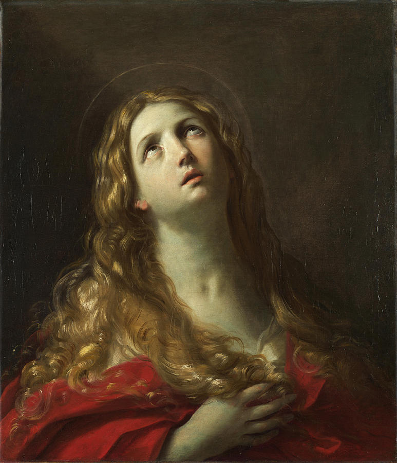 Saint Mary Magdalene #4 Painting by Guido Reni