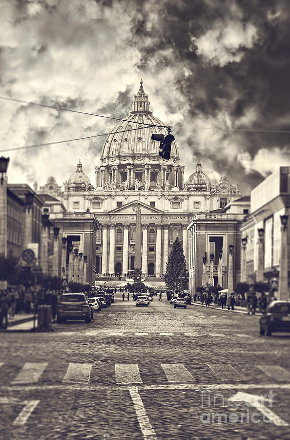 Saint Peters basilica Rome #2 Photograph by Sophie McAulay