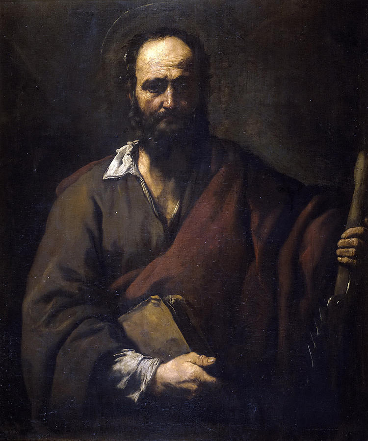 Saint Simon #3 Painting by Jusepe de Ribera