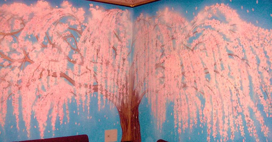 Sakura Painting by Sara Ogi | Fine Art America