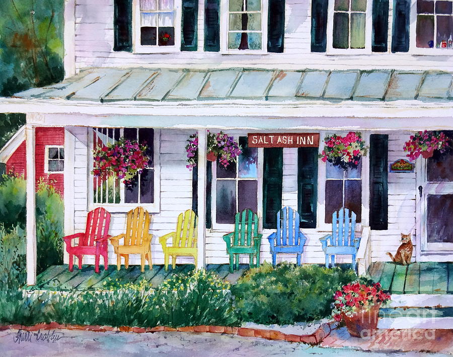 Vermont Painting - Salt Ash Inn by Sherri Crabtree