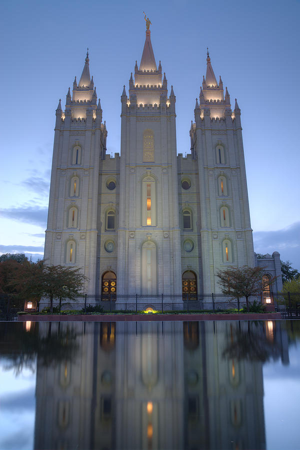 Salt Lake Temple #1 Photograph by Dustin LeFevre
