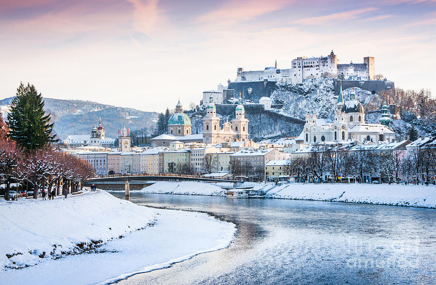 Salzburg in winter #6 Photograph by JR Photography