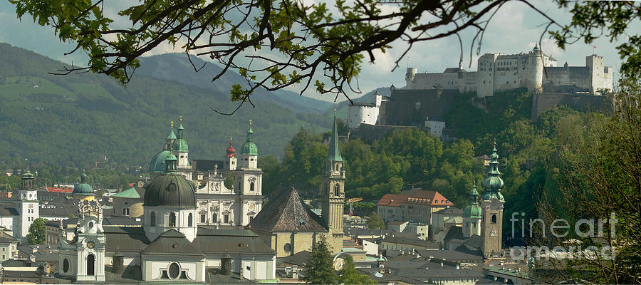 Salzburg panorama 4 Photograph by Rudi Prott