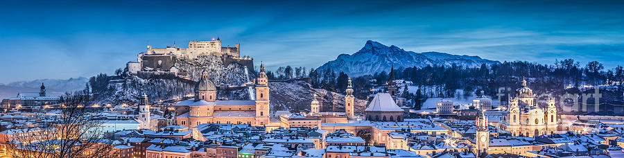 Salzburg Winter Romance #1 Photograph by JR Photography
