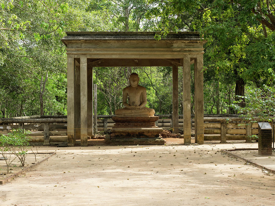 Architecture Photograph - Samadhi Buddha 4th Century #1 by Panoramic Images