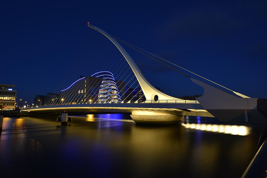 Samuel beckett Bridge Dublin Ireland Photograph by Ann McGrath Fine Art America