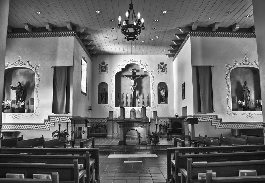 Black And White Photograph - San Carlos Cathedral #1 by Ron White