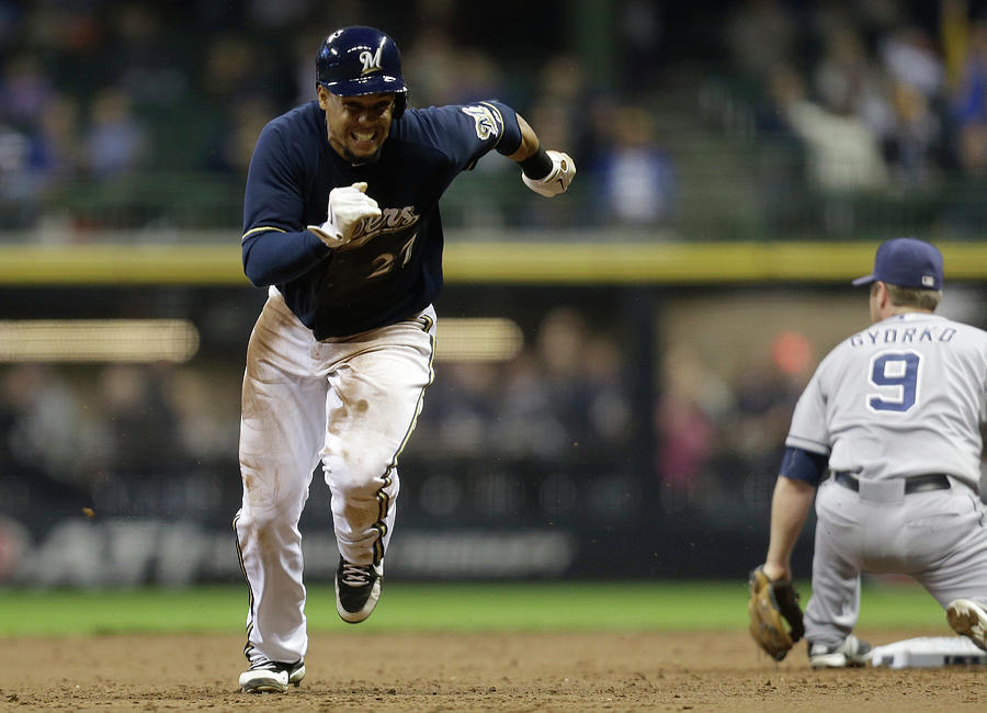 San Diego Padres V Milwaukee Brewers Photograph by Mike Mcginnis San Diego Padres V Milwaukee Brewers Photograph by Mike Mcginnis