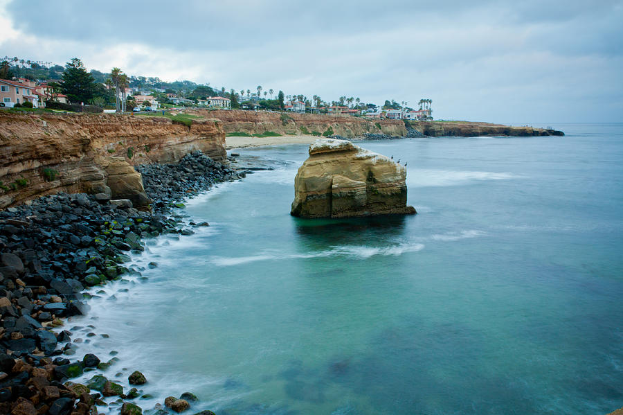 San Diego Rocky Cliffs #1 Photograph by Anthony Doudt