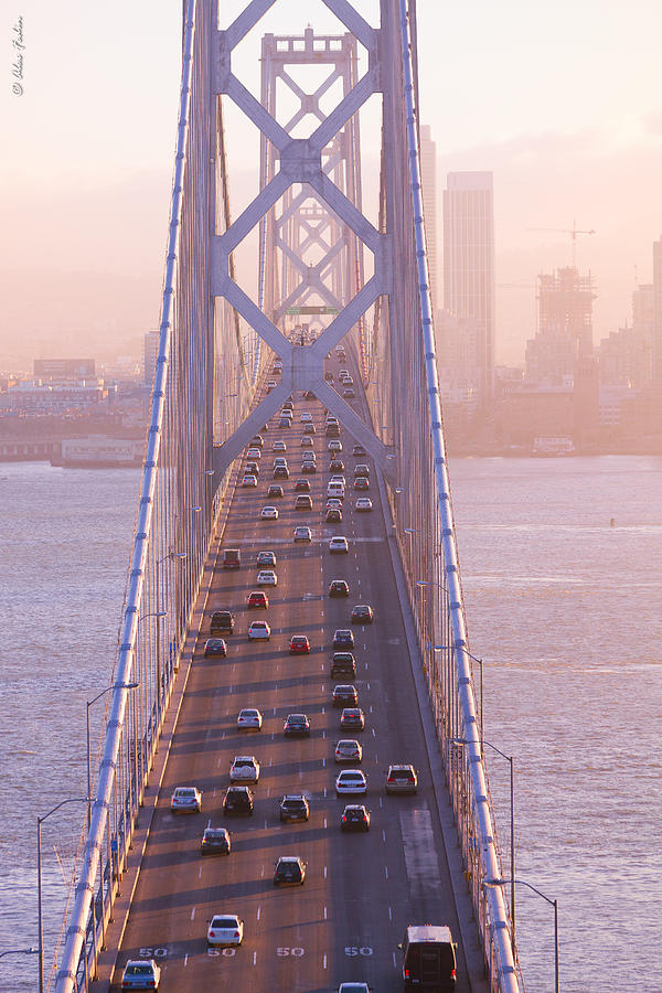 San Francisco Bay Bridge #9 Photograph by Alexander Fedin