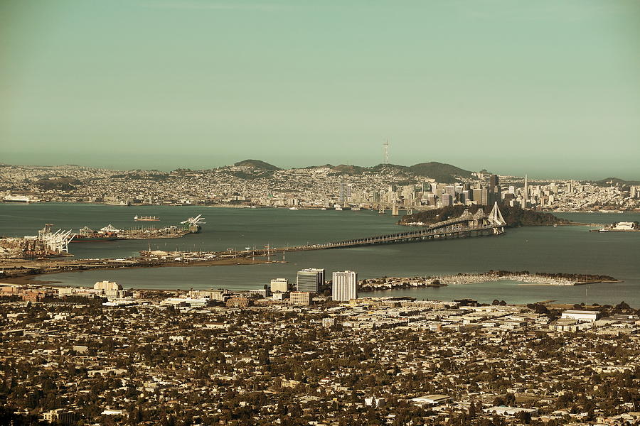San Francisco downtown  #1 Photograph by Songquan Deng