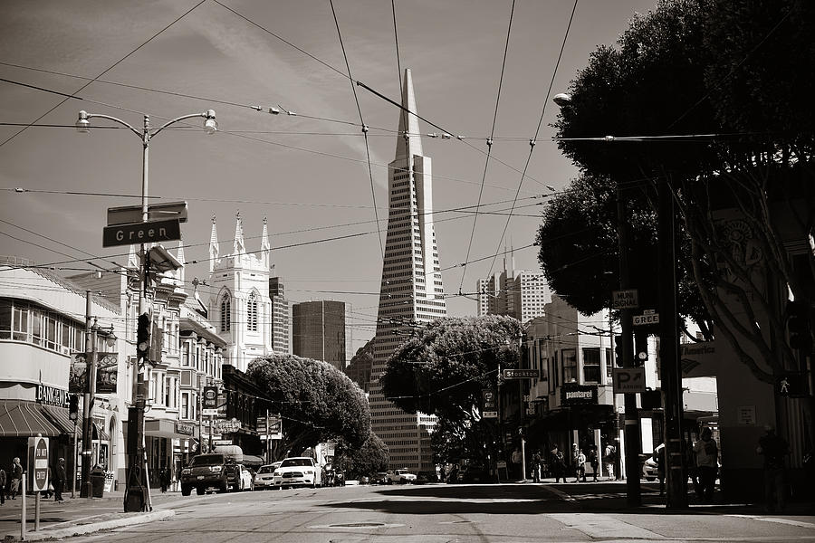 San Francisco street view #1 Photograph by Songquan Deng