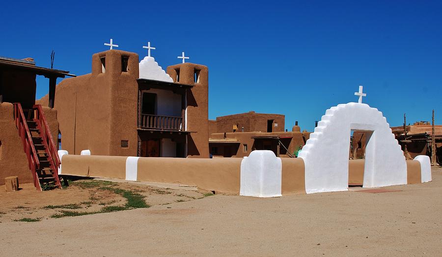 Taos Pueblo Photograph - San Geronimo Church  #1 by Dany Lison