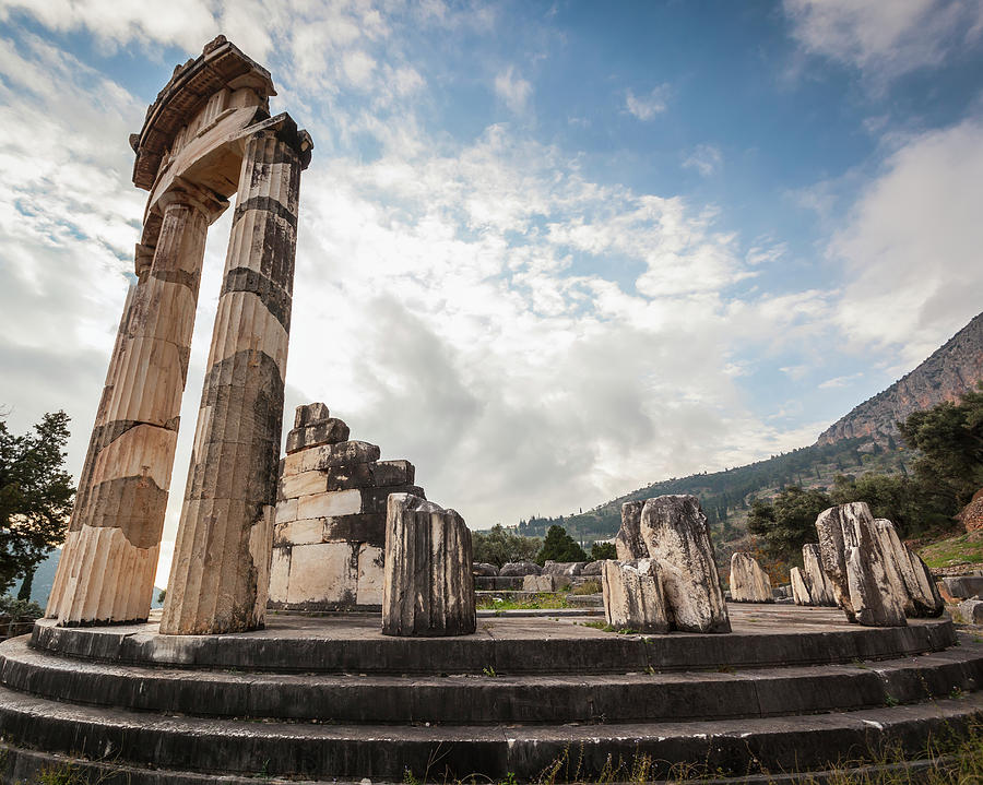 Sanctuary Of Athena  Delphi, Greece #1 Photograph by Reynold Mainse