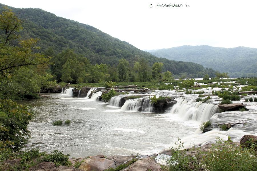 Sandstone Falls Photograph - Sandstone Falls by Carolyn Postelwait Sandstone Falls Photograph - Sandstone Falls by Carolyn Postelwait