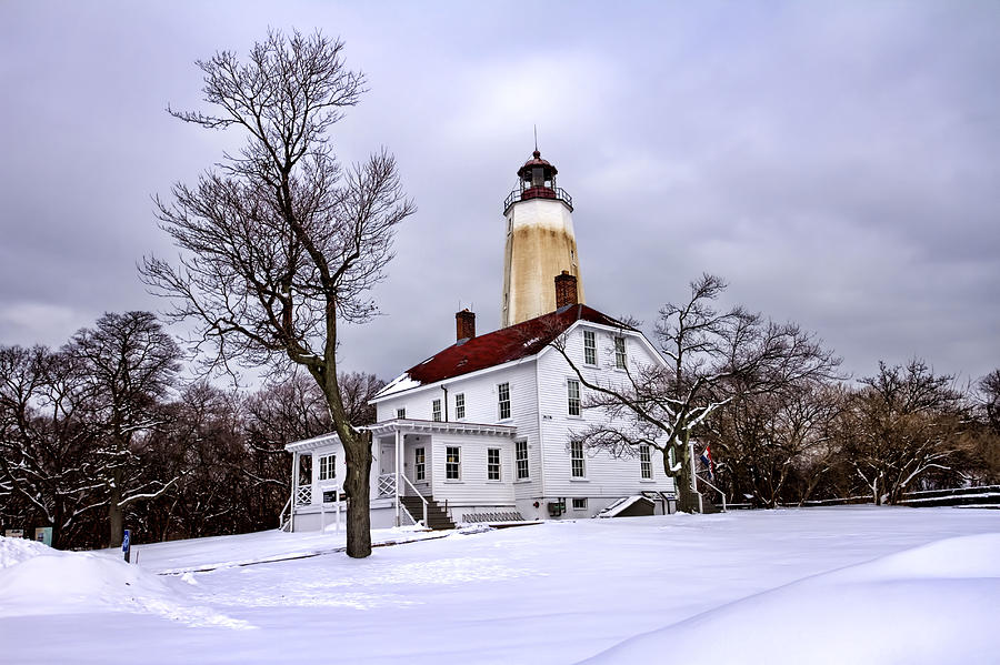 Sandy Hook Lighthouse Photograph by Geraldine Scull