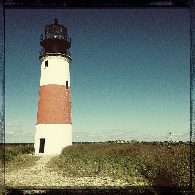 Lighthouse Photograph - Sankaty Head Lighthouse #1 by Natasha Marco