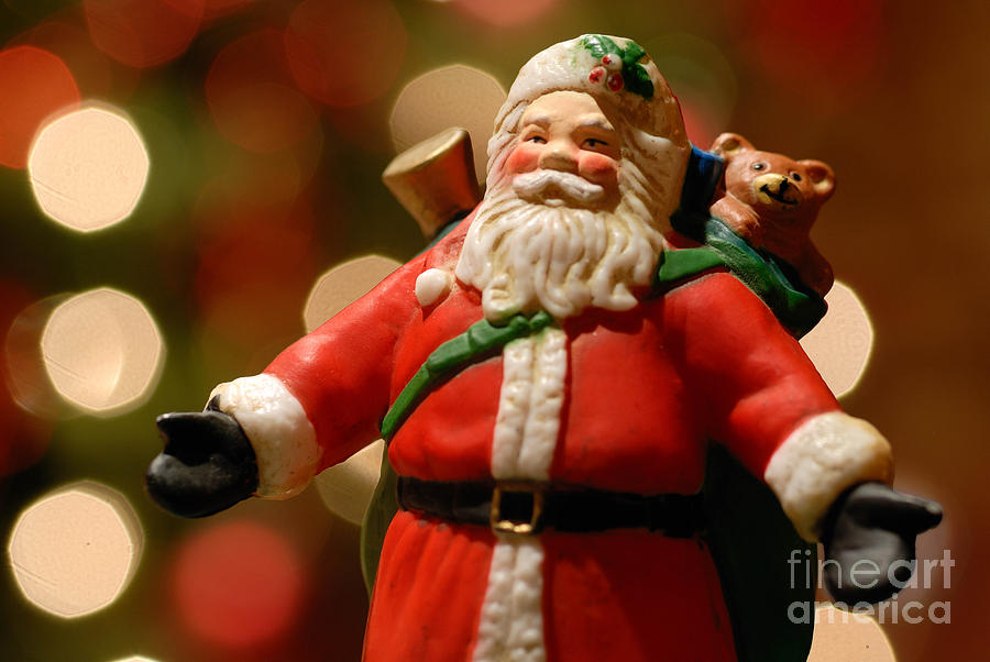 Christmas Photograph - Santa Claus Figure #1 by Amy Cicconi