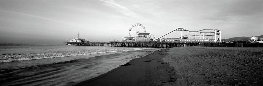 Santa Monica Pier, California, Usa #1 Photograph by Panoramic Images