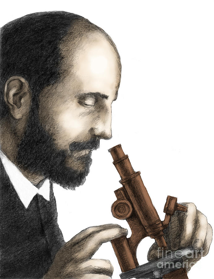 People Photograph - Santiago Ramon Y Cajal, Scientist #2 by Spencer Sutton