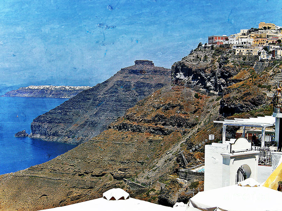 Santorini Photograph - Santorini Caldera by Sophie Vigneault Santorini Photograph - Santorini Caldera by Sophie Vigneault