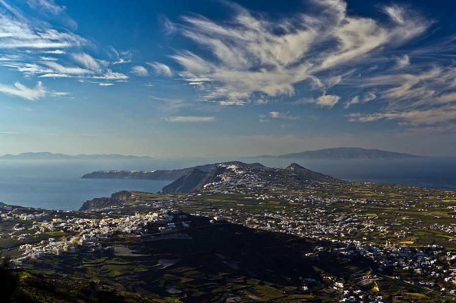Santorini view #2 Photograph by Gary Eason
